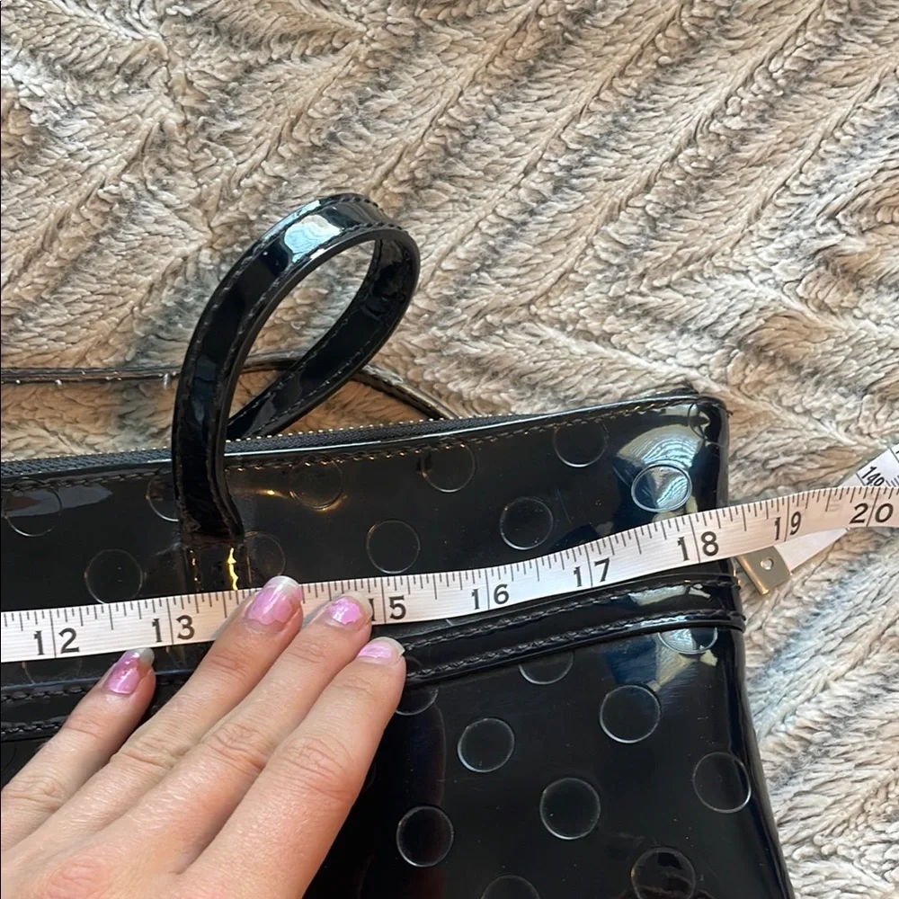 Kate Spade‎ Tote Bag Large Sophie Camellia Street Black PVC Patent Leather